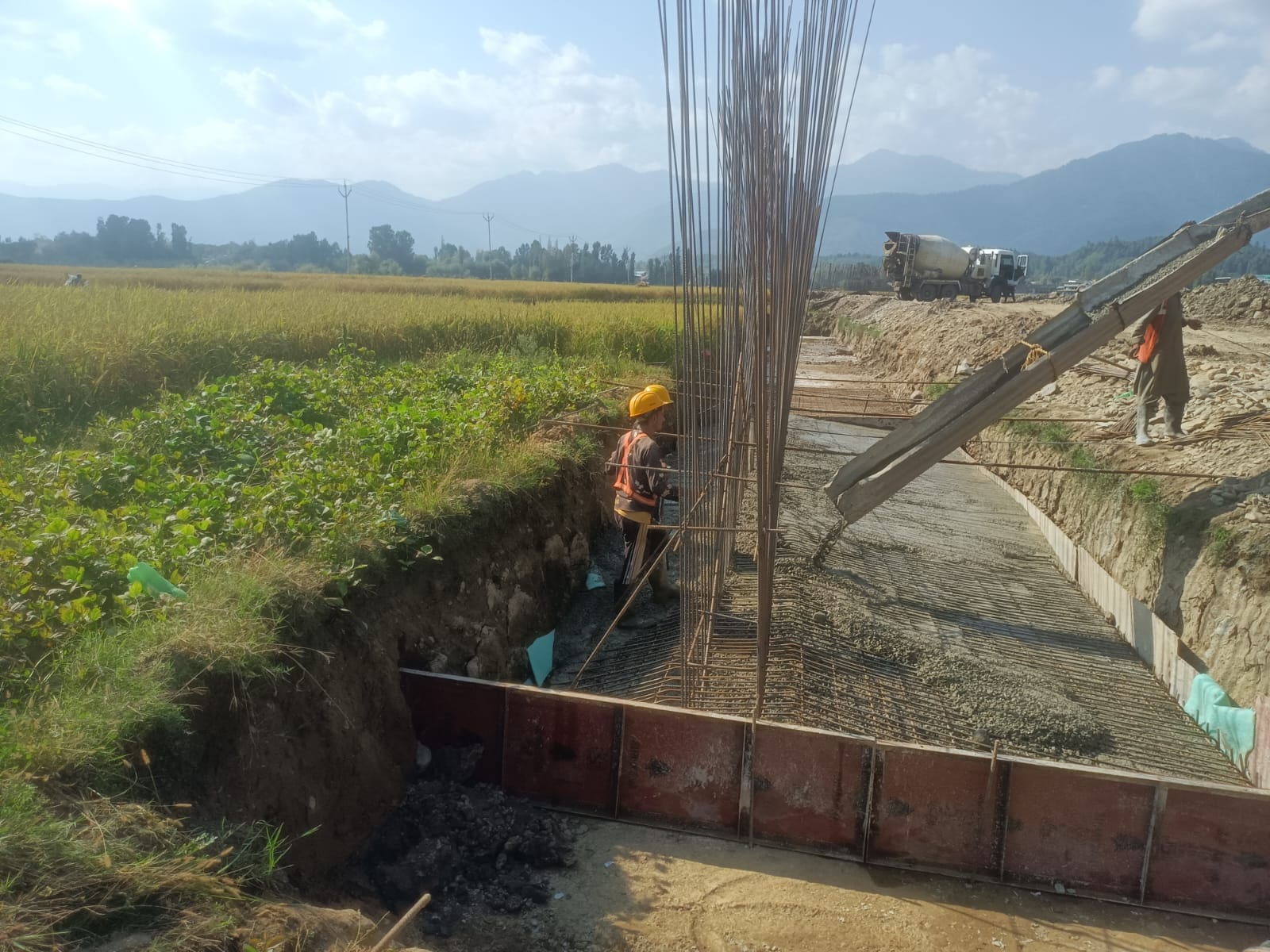 NH-701 RCC retaining wall and allied civil works